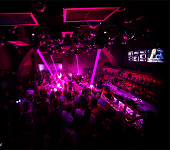 Lively evening inside Disco 69